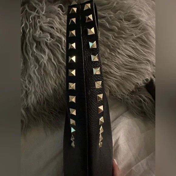 Valentino Garavani Rockstud Hobo Bag Flip Lock